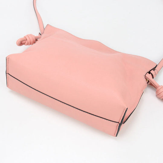 LOEWE A411FC2X37 Shoulder Bag Flamenco clutch mini Calfskin pink Women