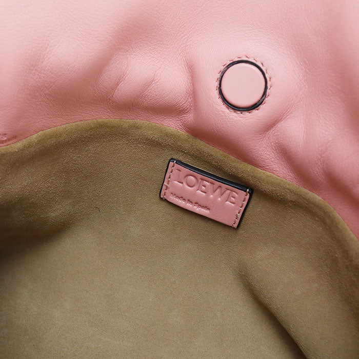 LOEWE A411FC2X37 Shoulder Bag Flamenco clutch mini Calfskin pink Women