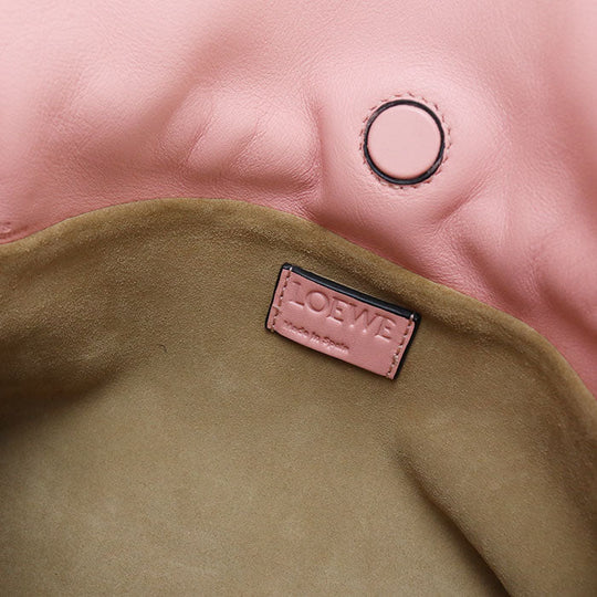 LOEWE A411FC2X37 Shoulder Bag Flamenco clutch mini Calfskin pink Women