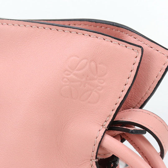LOEWE A411FC2X37 Shoulder Bag Flamenco clutch mini Calfskin pink Women