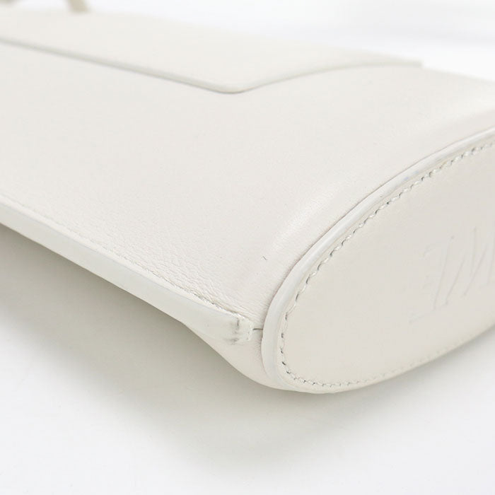LOEWE LO89147 Dice Pocket Shoulder Bag Calfskin White Women