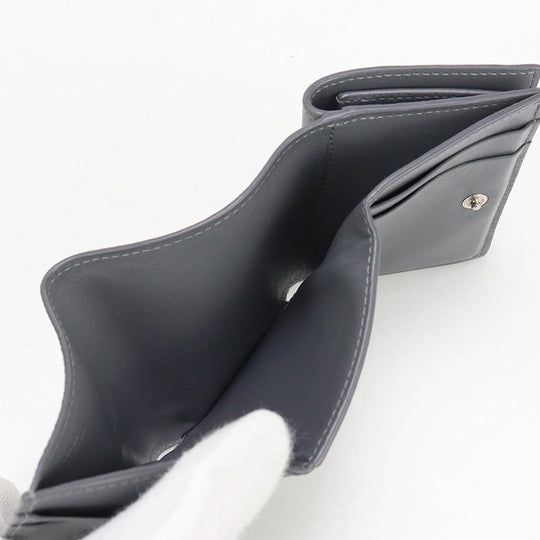 LOEWE LO89545 Trifold wallet anagram Three fold wallet Calfskin Gray Women