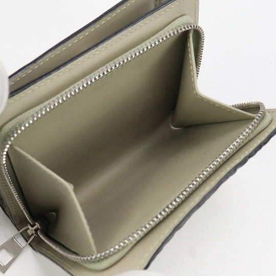 LOEWE LO89646 Folded wallet repeat Calfskin beige Women