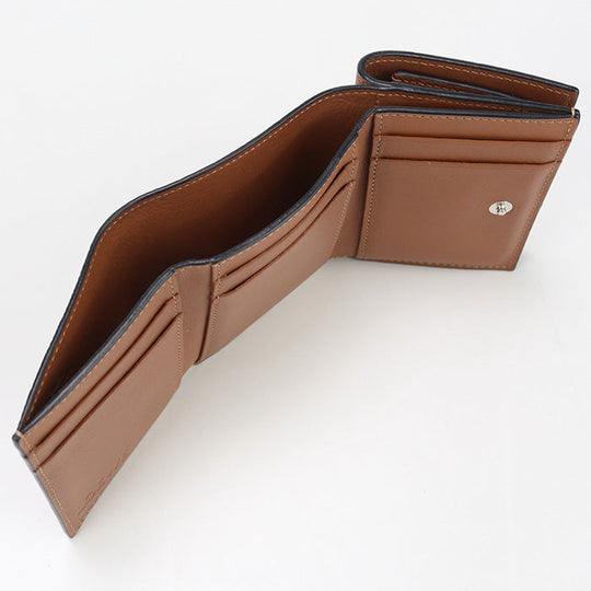 LOEWE C821TR2X02 Tri-fold wallet anagram Trifold wallet pebble grain calf Brown Women