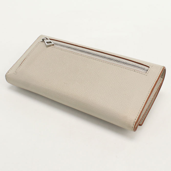 LOEWE C821ACWX01 Long Wallet anagram Continental Wallet leather beige Women