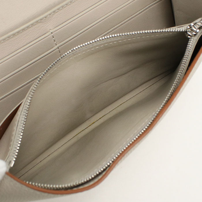 LOEWE C821ACWX01 Long Wallet anagram Continental Wallet leather beige Women