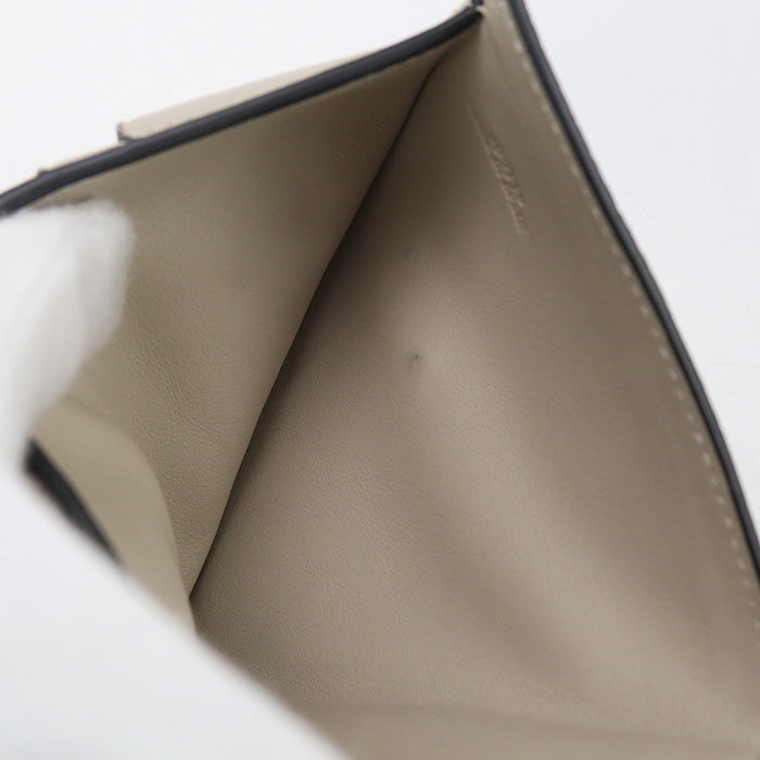 LOEWE C660Z41X01 Bi-fold wallet Compact zip wallet soft grain calfskin green Women