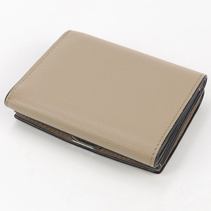 LOEWE Trifold wallet anagram Three fold wallet Calfskin gray Women