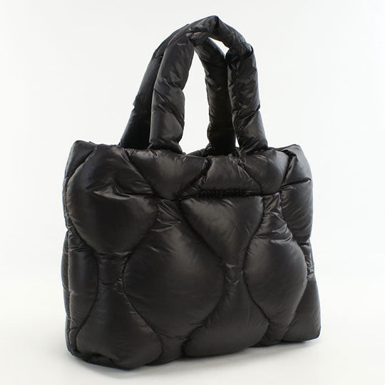 MIUMIU(OUTLET) 5BG240 Tote Bag quilting Handbag Nylon, feather black Women