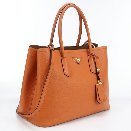 PRADA BN2823 Tote Bag Safiano quiel 2WAYTote Bag leather Orange Women