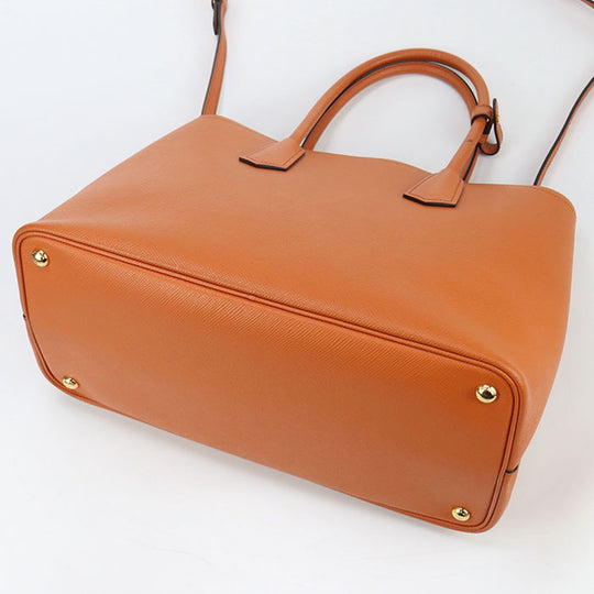 PRADA BN2823 Tote Bag Safiano quiel 2WAYTote Bag leather Orange Women