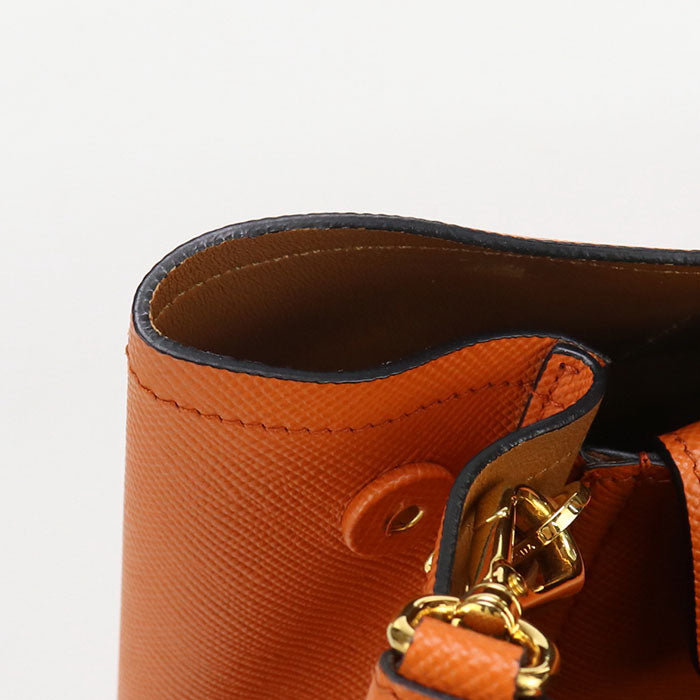 PRADA BN2823 Tote Bag Safiano quiel 2WAYTote Bag leather Orange Women