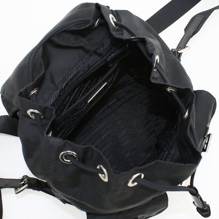 PRADA PR87603 backpack small  Nylon BLACK Women