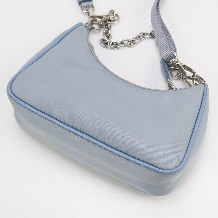 PRADA 2WAYShoulder Bag Diagonal shoulder bag Shoulder Bag Nylon blue Women