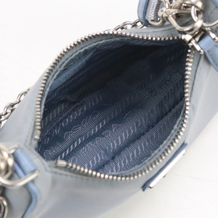 PRADA 2WAYShoulder Bag Diagonal shoulder bag Shoulder Bag Nylon blue Women
