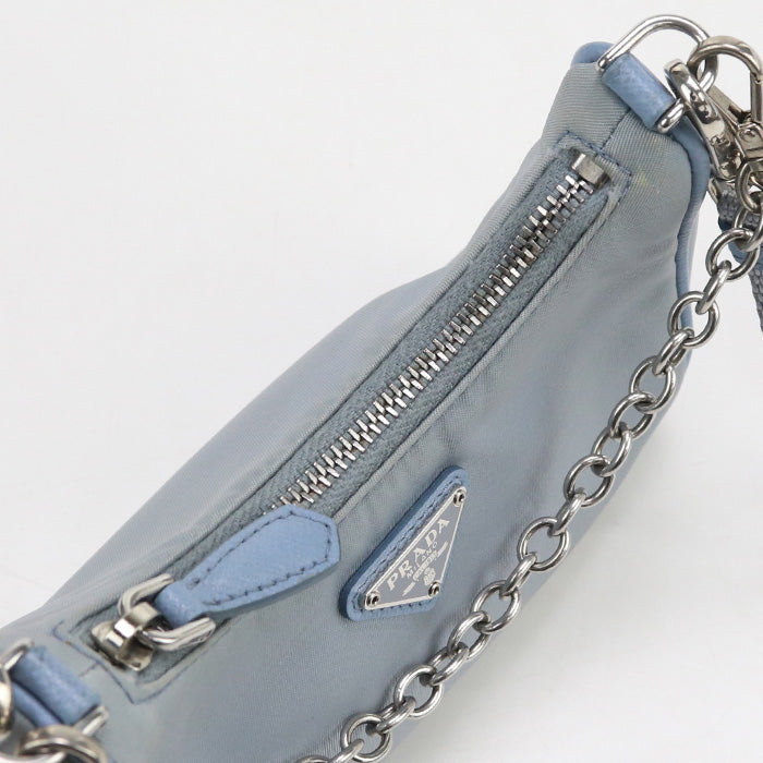 PRADA 2WAYShoulder Bag Diagonal shoulder bag Shoulder Bag Nylon blue Women