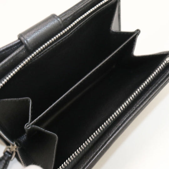 PRADA 1ML225 074 F0002 Bi-fold wallet Triangle Wallet/Folding Wallet Nylon black Women