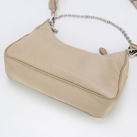 PRADA 1BH204 Shoulder Bag Re-Edition 2005 Re-Nylon 2way Shoulder Bag Nylon beige Women