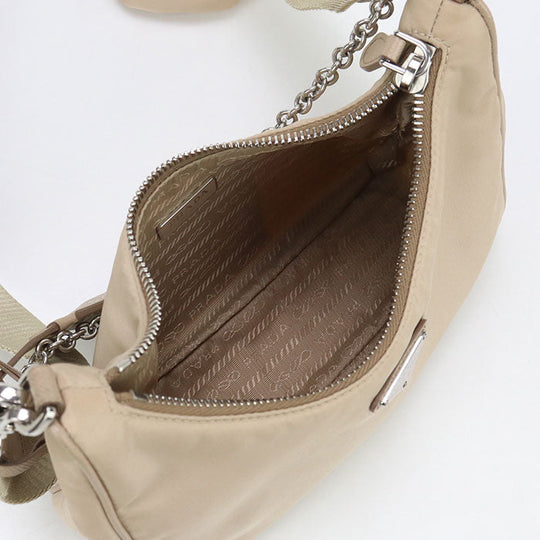 PRADA 1BH204 Shoulder Bag Re-Edition 2005 Re-Nylon 2way Shoulder Bag Nylon beige Women