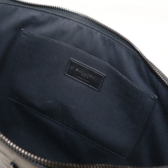 SAINT LAURENT 495628 Clutch bag Clutch bag leather black mens