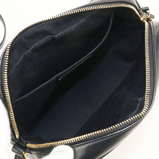 SAINT LAURENT 612544 Shoulder Bag Roux quilting leather black Women