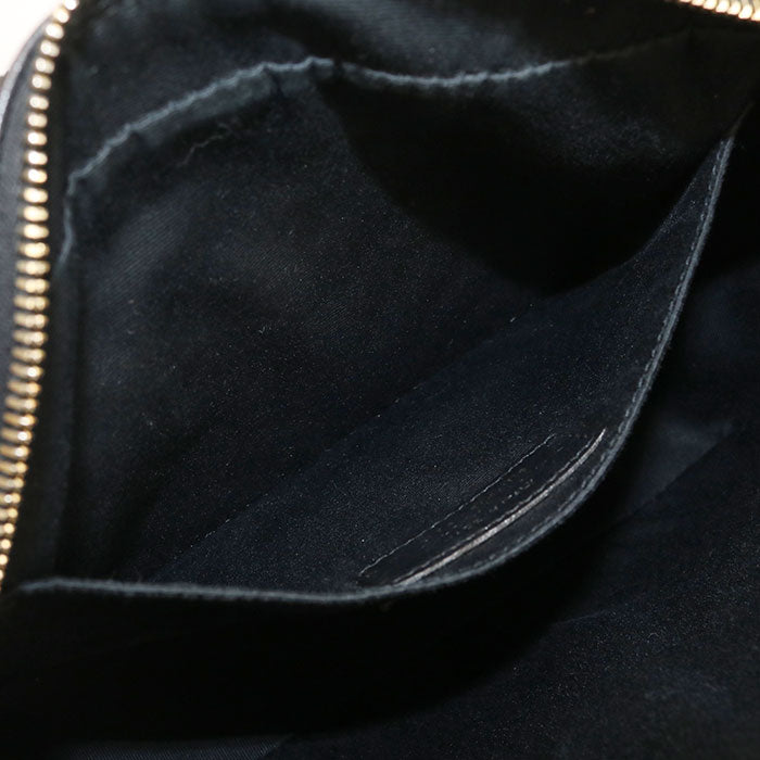 SAINT LAURENT 612544 Shoulder Bag Roux quilting leather black Women
