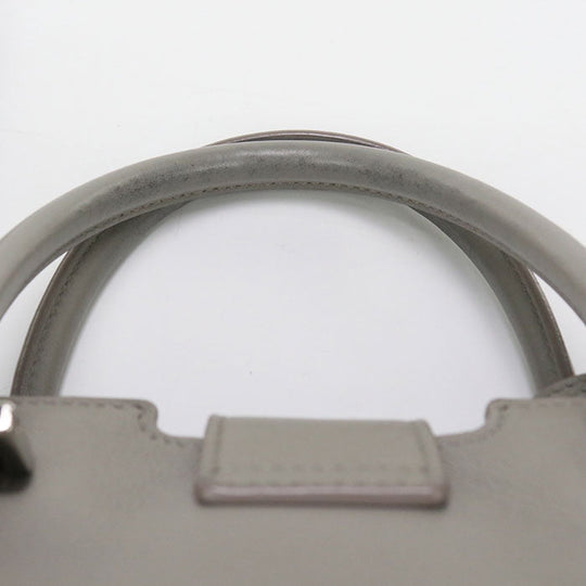SAINT LAURENT LTH424868 Handbag Baby mosquito bus 2way handbag leather gray Women
